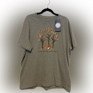 Life is Good Crusher Tee - Fox “every little thing” - Men’s/Unisex XL